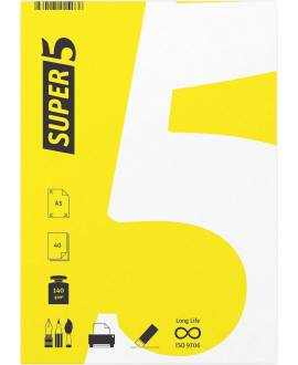 Super 5 Block, A5, 140 g/m� - Bild vergr��ern 