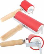 Farbwalze,  5 cm, Breite 6, 12, 15 oder 20 cm, Holzgriff