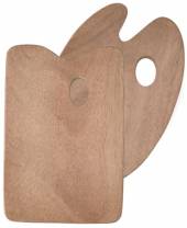 Mischpalette aus Holz