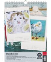 Kalenderblock,12 Blatt 250 g/m