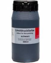 Aqua-Linoldruckfarbe schwarz 500 ml