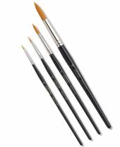 4 Rund - Pinsel im Set