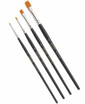 4 Flach - Pinsel im Set