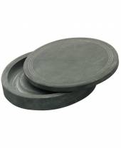 Chinesischer Reibestein, rund mit Deckel, 125 mm