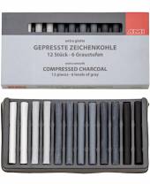 Zeichenkohle sortiert