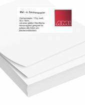 Zeichenpapier 50 x 70 cm, 25 Blatt, 170 g/m