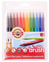 Fasermaler Brush, 12er Set 