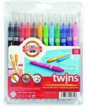 Fasermaler Twins, 12er Set 
