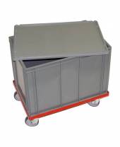 Tonkiste mit Deckel 100 Liter