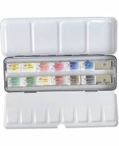 White Nights Aquarellfarben, 12er Metallkasten