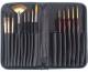 Aquarell-Profi-Set, 13 Pinsel mit Pinselmappe