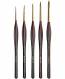 Aquarell-Pinsel, 5 Stck im Set, Serie A200