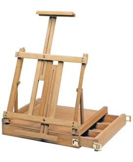 Tisch-Staffelei mit Schublade