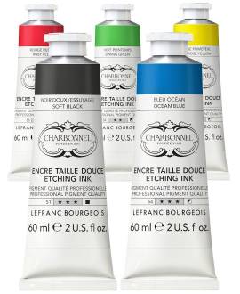 Charbonnel Kupfertiefdruckfarben, 60 ml