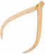 Modellier-Zirkel aus Holz