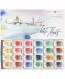 White Nights Aquarellfarben, 24er Kartonbox